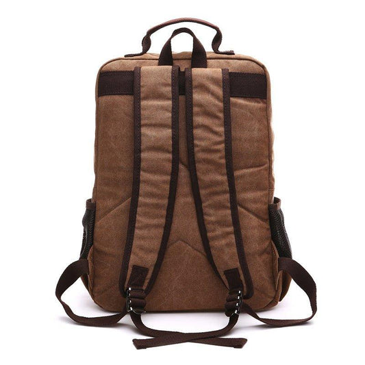 School Backpack Vintage Canvas Laptop Backpacks - Woosir