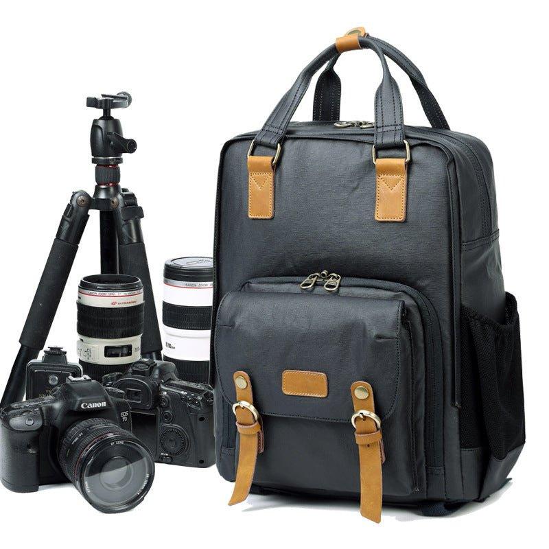 SLR Digital Camera Bag Anti-theft Waterproof, Khaki