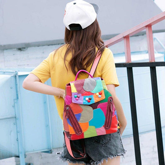 Soft Leather Backpacks for Women - Woosir