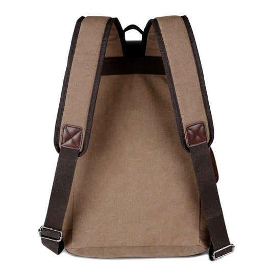 Vintage Canvas Backpack Purse Travel for Men - Woosir