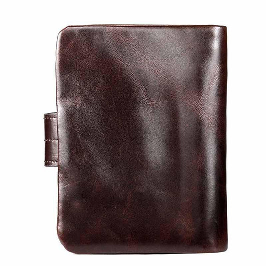 Woosir Vintage Cowhide Brushed Leather Wallet - Woosir