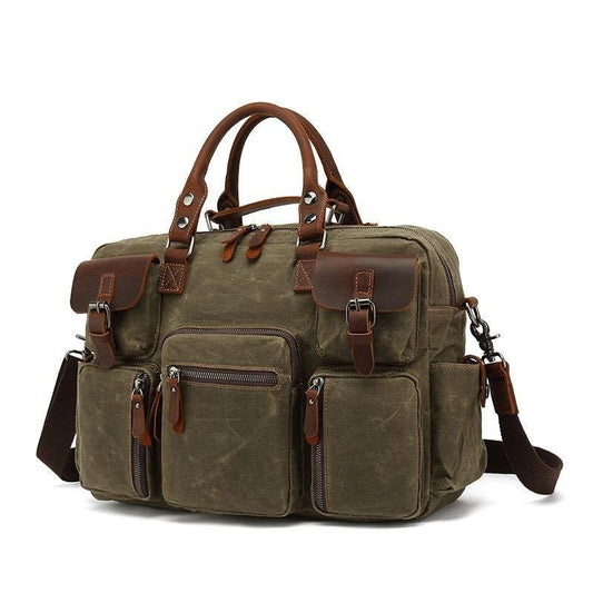 Woosir Vintage Mens Satchel Bags with Laptop Sleeve - Woosir