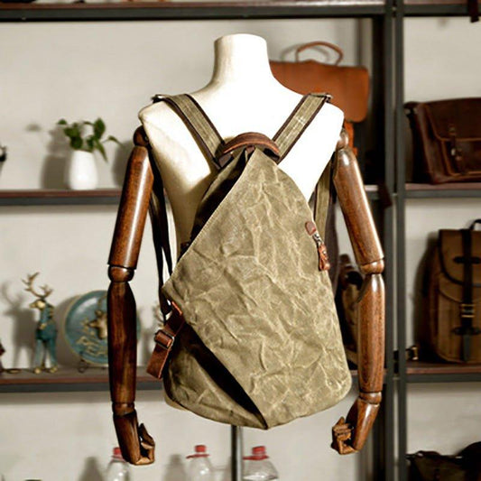 Vintage Canvas Backpack Small - Woosir