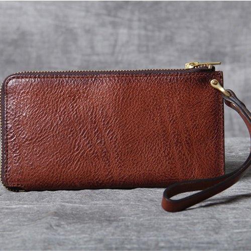 Woosir Wallets for Men Genuine Leather Retro - Woosir
