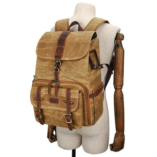 Woosir Waterproof Canvas Photography Men Travel Backpacks - Woosir