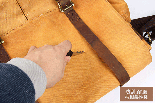 Woosir Waxed Canvas DSLR Camera Messenger Bag - Woosir
