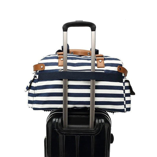 Weekend Bag Canvas Travel Tote for Women - Woosir