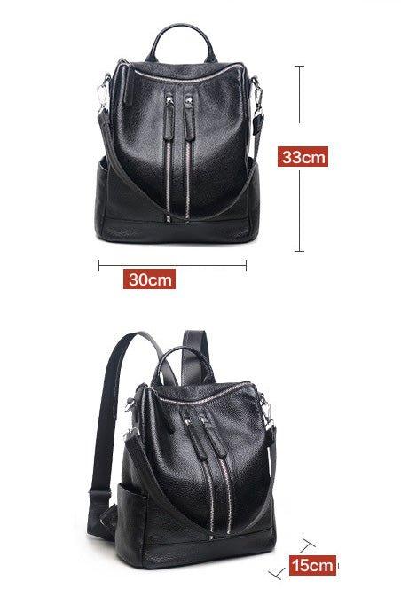 Woosir Womens Soft Real Leather Backpack Purse - Woosir