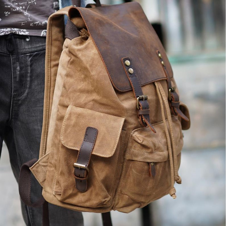 Vintage Canvas Backpack Or Shoulder Bag: Which Is Better? - Woosir