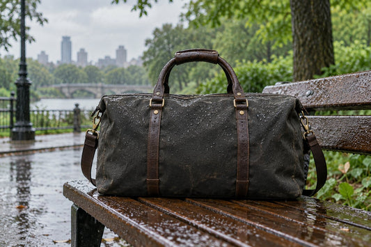 AI-generated waterproof canvas bags image matching Waterproof Canvas Bags: The 2026 Buyer's Guide to Styles, Seams & Staying Dry