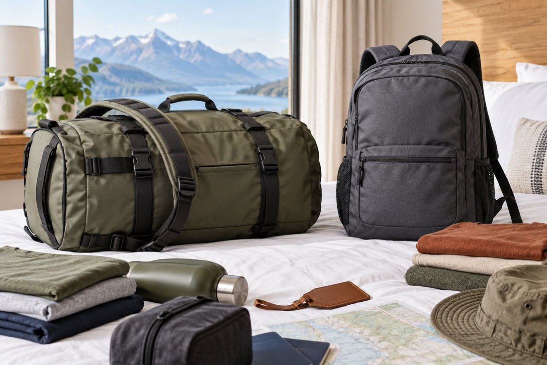 Convertible backpack duffle and traditional backpack compared for travel