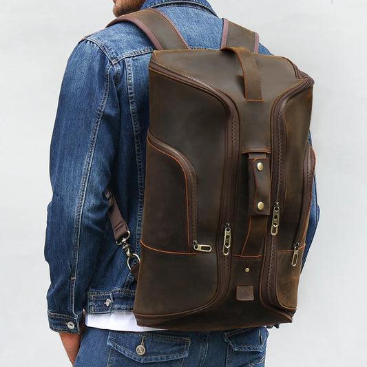 Top 10 Leather Backpacks for Outdoor Adventures - Woosir