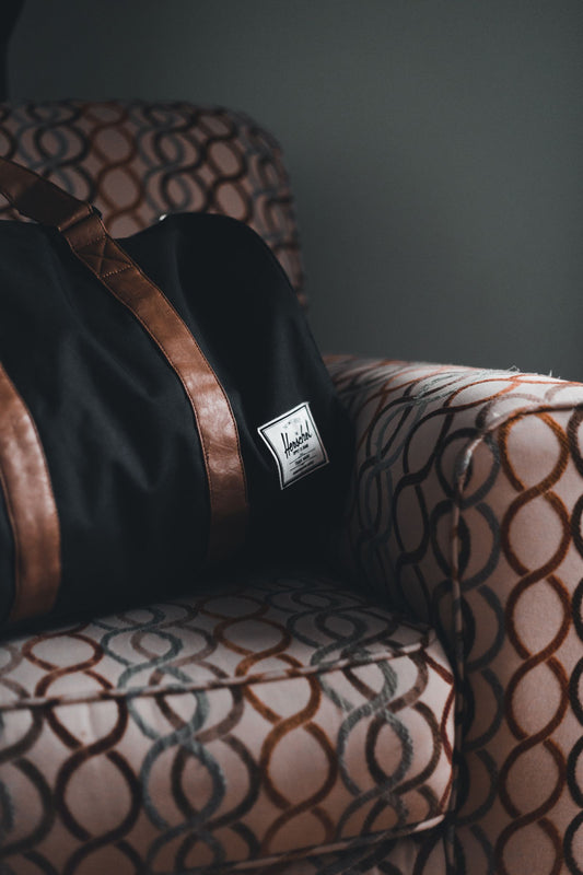 Canvas duffle bag with sturdy handles for travel and everyday carry