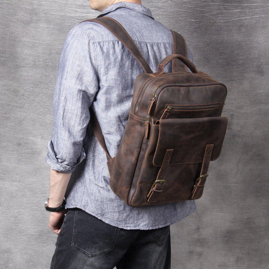 Top 10 Men's Leather Laptop Bags of 2024 - Woosir