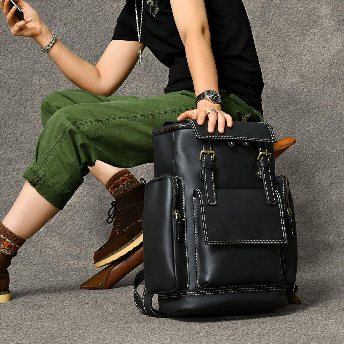5 BEST Vintage Leather Backpacks of 2022 - Woosir