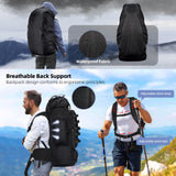 70L/100L Camping Hiking Backpack with Rain Cover