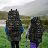70L/100L Camping Hiking Backpack with Rain Cover