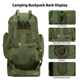 70L/100L Camping Hiking Backpack with Rain Cover