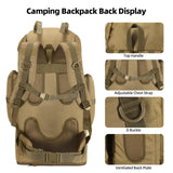 70L/100L Camping Hiking Backpack with Rain Cover