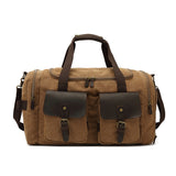 Canvas Duffel Bag Overnight Carry on Bags with Shoe Compartment