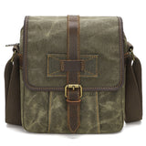 Petit sac messager en toile cirée
