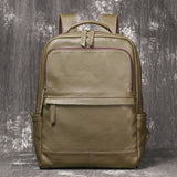 Genuine Leather Backpack for 15-inch Laptop