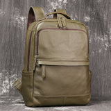 Genuine Leather Backpack for 15-inch Laptop