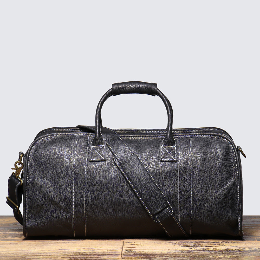 Genuine Leather Duffle Bag for Travel and Gym
