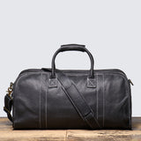 Genuine Leather Duffle Bag for Travel and Gym