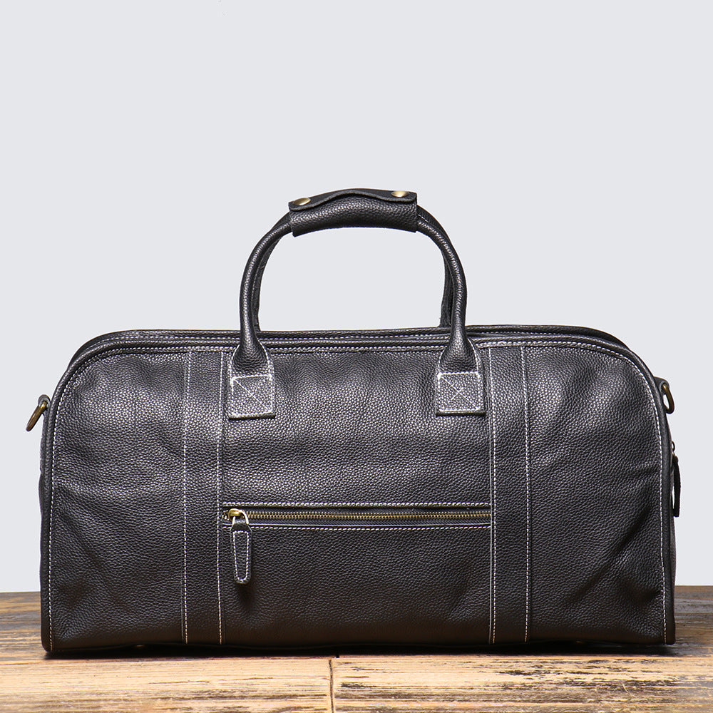 Genuine Leather Duffle Bag for Travel and Gym