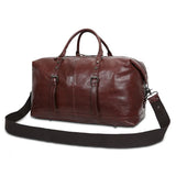 Large Leather Duffle Bag for Travel