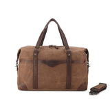 Large Voyager Waxed Canvas Duffle Bag