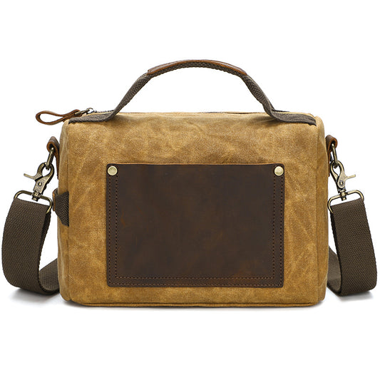 Petit sac messager en toile cirée