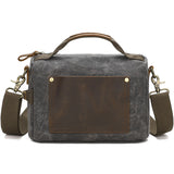 Petit sac messager en toile cirée