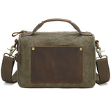Petit sac messager en toile cirée