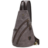 Vintage Canvas Sling Chest Bag