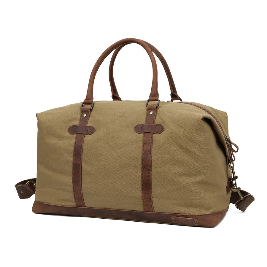 Vintage Cotton Canvas Duffle Bag