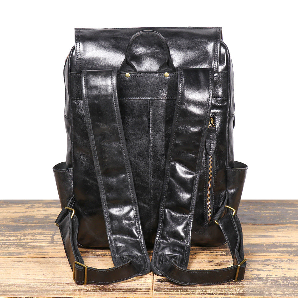 Vintage Leather Backpack for 15.6-inch Laptop Vintage Leather Backpack for 15.6-inch Laptop