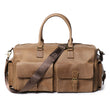 Vintage Leather Duffle Bag Fit 14-inch Laptop