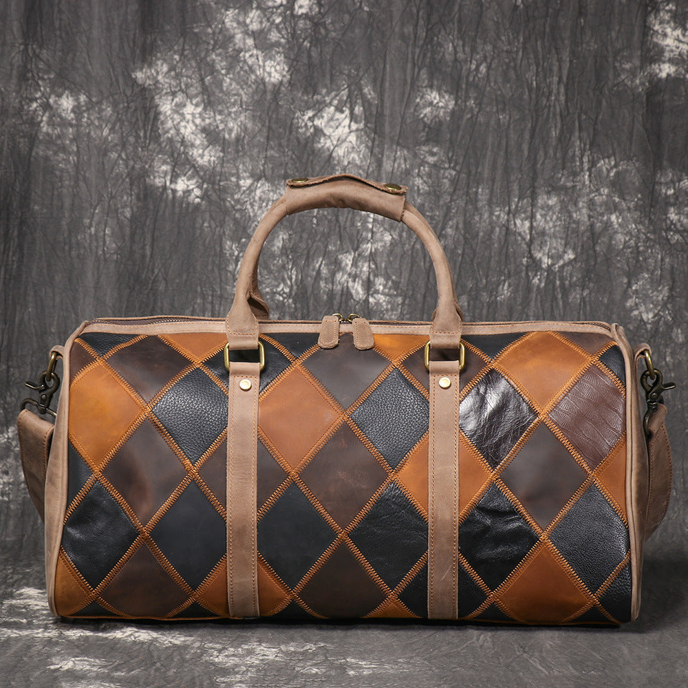 Sac week-end en cuir de vachette 23'' pour homme