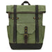 Army Green with Dark Brown Leather