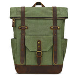 Vintage Style Canvas Backpack High Capacity