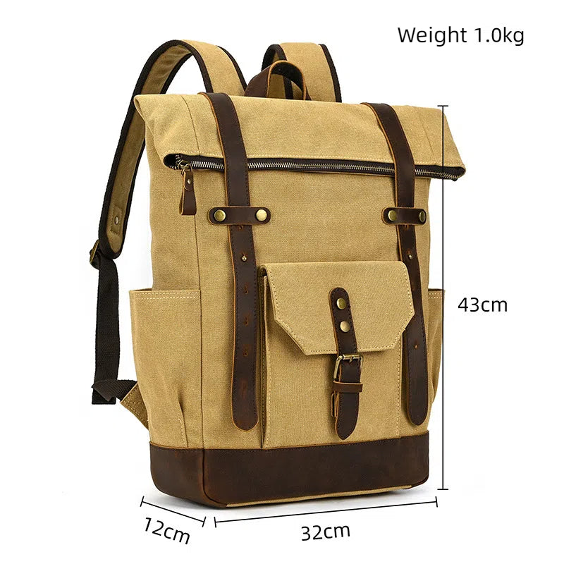 15-Zoll-Canvas-Vintage-Rucksack 