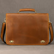 Vintage Leather Laptop Messenger Bag