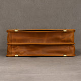 Vintage Leather Laptop Messenger Bag