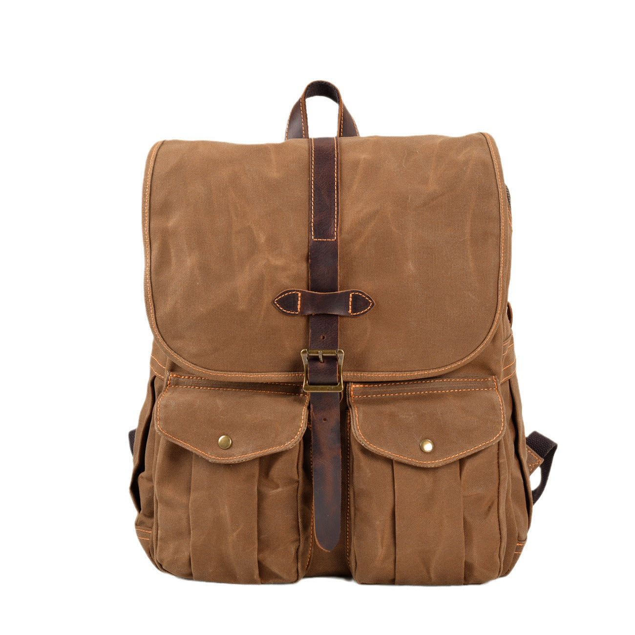 Waxed Canvas Backpack for 16 inch Laptop