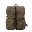 Waxed Canvas Backpack for 16 inch Laptop - Woosir