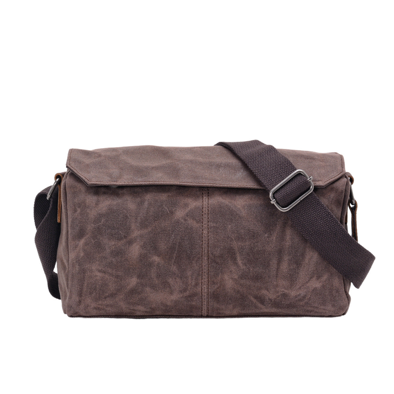 Waxed Canvas Messenger Bag Vintage Casual