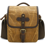 Petit sac messager en toile cirée