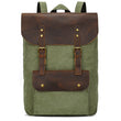 Waxed Canvas Vintage School Backpack